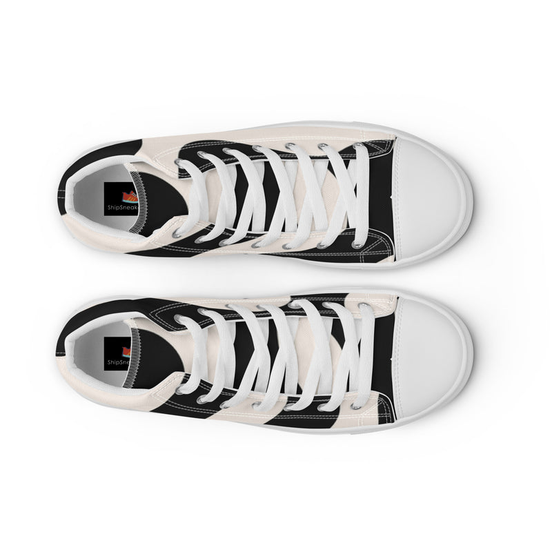 Classic Block High Top #22 - Lifestyle Shot | HA!LO Canvas Sneakers