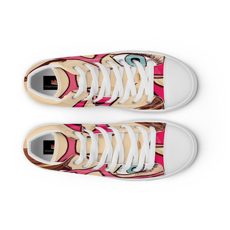 Owl Glasses High Top #46 - Lifestyle Shot | HA!LO Canvas Sneakers
