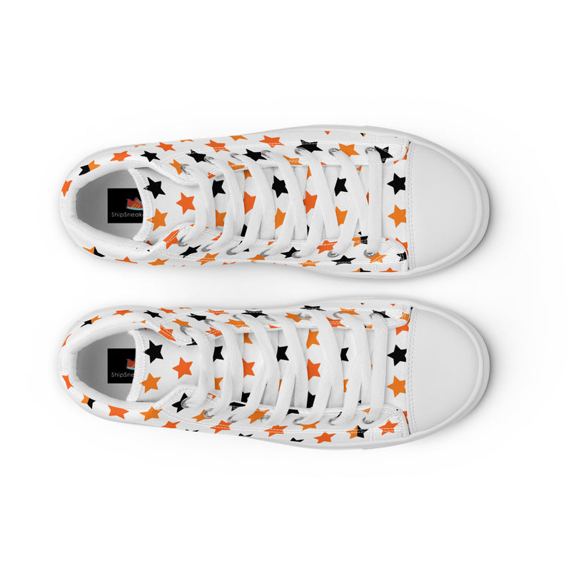 Halloween Stars High Top #250 - Lifestyle Shot | HA!LO Canvas Sneakers