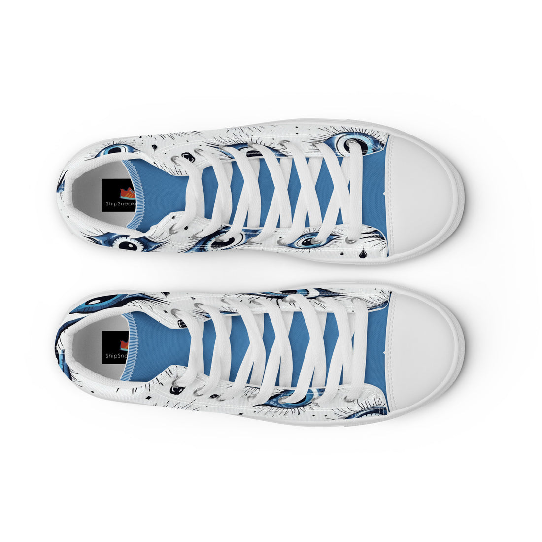 Men's Halloween Evil Eye High Tops 318 - ShipSneakers.com