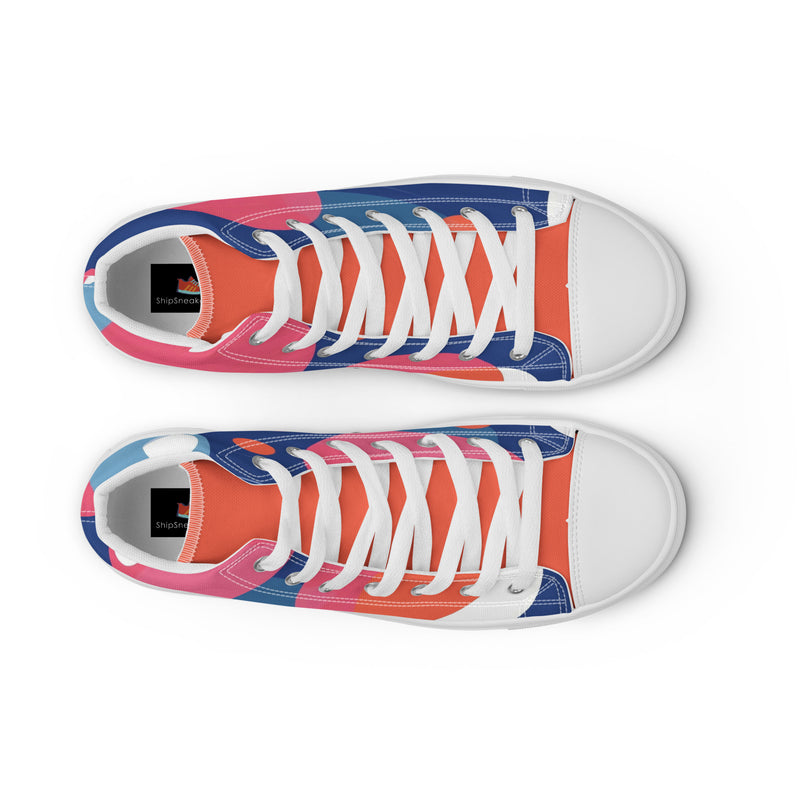 HA!LO The Eye #354 — Men's Canvas High Top