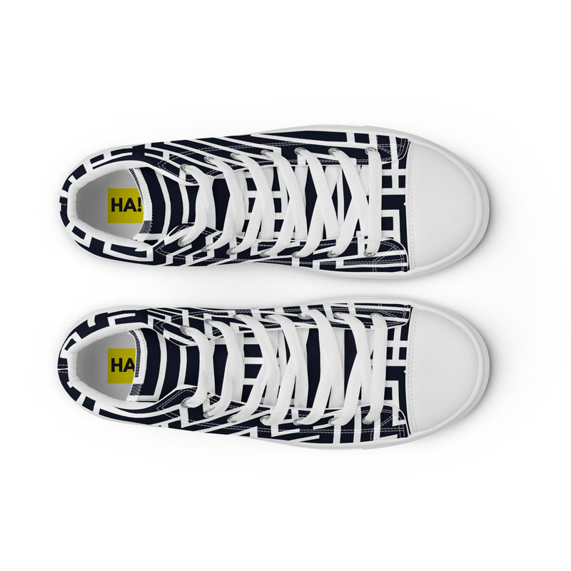 HA!LO Maze Runner #358 — Men’s Canvas High Top