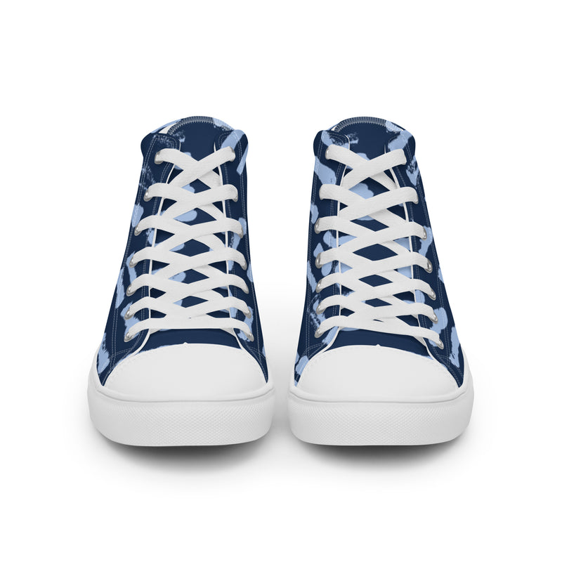 Cloud Nine High Top #107 - Close Up Detail | HA!LO Canvas Sneakers