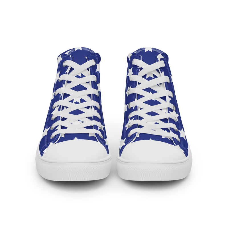 Blue Star High Top #349 - Sole Detail | HA!LO Canvas Sneakers