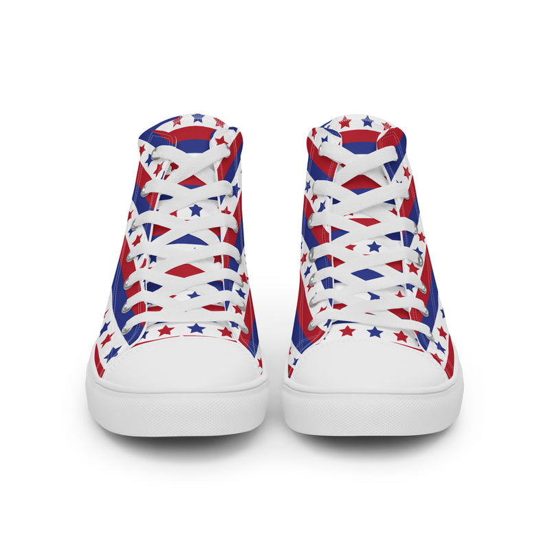Stars & Stripes High Top #331 - Sole Detail | HA!LO Canvas Sneakers