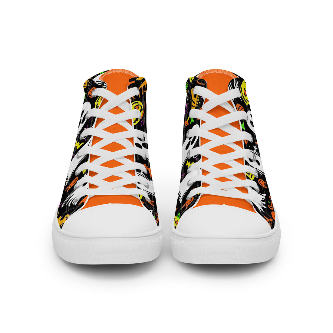 Men's Halloween Ghost Party High Tops 317 - ShipSneakers.com