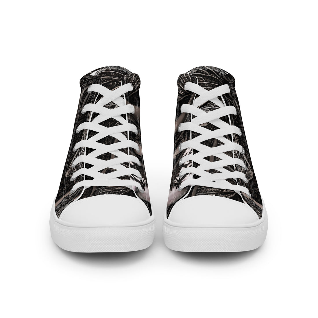 Men's Halloween Gothic Girl High Top Sneakers 322 - ShipSneakers.com