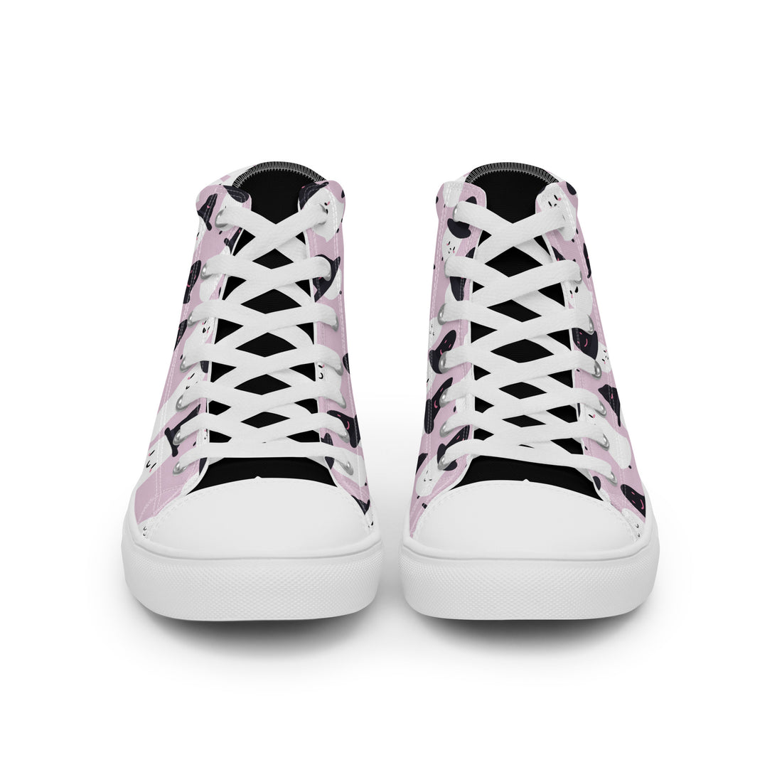 Men's Halloween Kawaii Ghost High Tops 328 - ShipSneakers.com