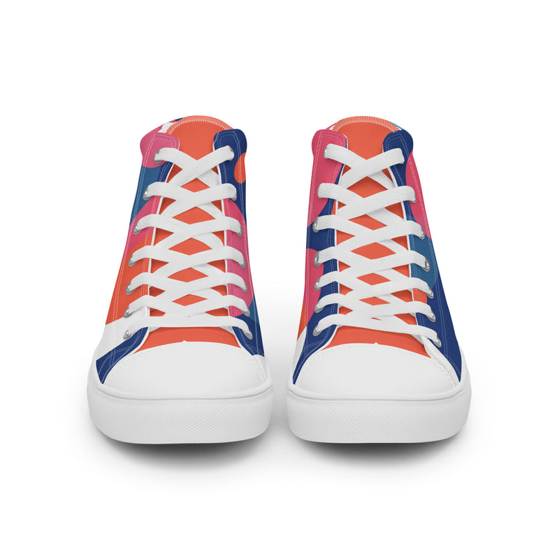 HA!LO The Eye #354 — Men's Canvas High Top