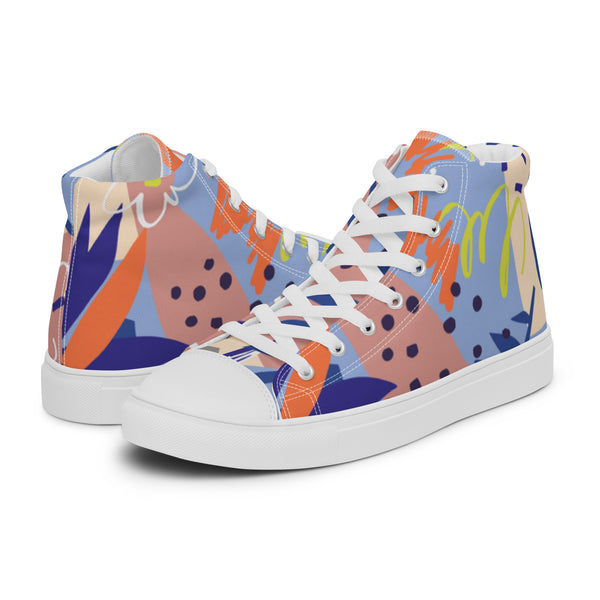 HA!LO Color Pop #11 Men’s Canvas High Top Sneakers