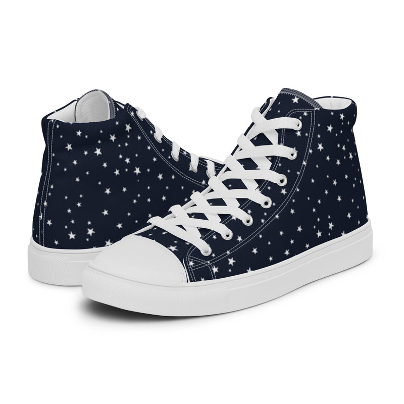 Navy Star High Top #24 - Canvas High Top Sneakers | HA!LO