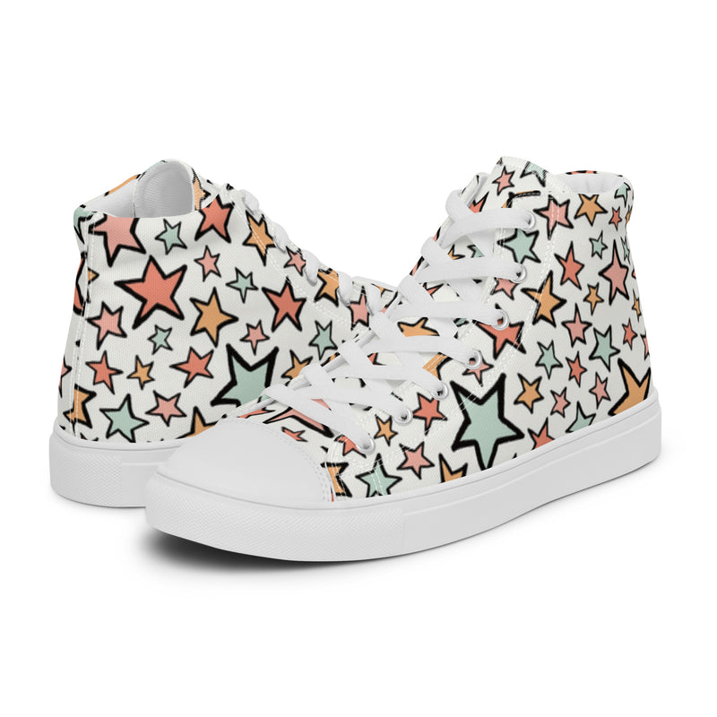 Star Party High Top #29 - Canvas High Top Sneakers | HA!LO