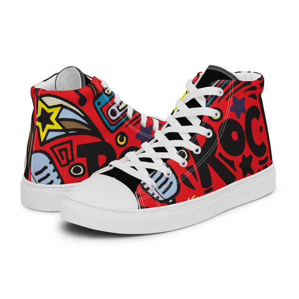 HA!LO Rock Star #65 Men’s Canvas High Top Sneakers