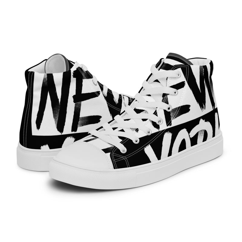 New York High Top #72 - Canvas High Top Sneakers | HA!LO