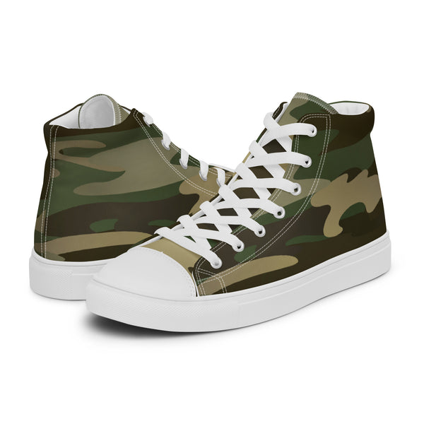 HA!LO Classic Camo #77 Men’s Canvas High Top Sneakers