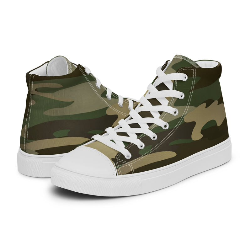 Classic Camo High Top #77 - Canvas High Top Sneakers | HA!LO