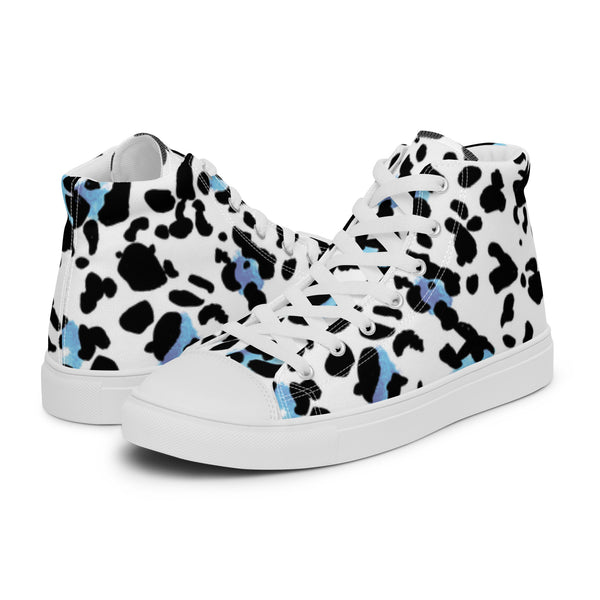 HA!LO Dalmatian Spot #105 Men’s Canvas High Top Sneakers