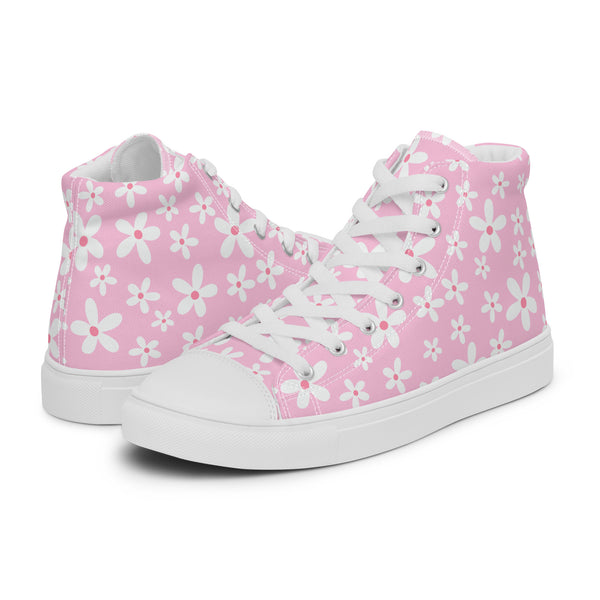 HA!LO Cherry Bloom #304 — Men's Canvas High Top