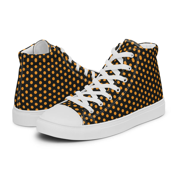 HA!LO Gold Dot #223 Men’s Canvas High Top Sneakers