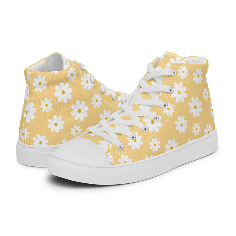 Daisy Gold High Top #240 - Canvas High Top Sneakers | HA!LO