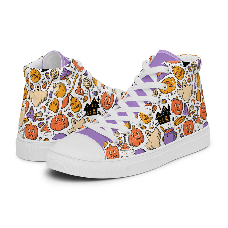 Halloween Candy High Top #269 - Canvas High Top Sneakers | HA!LO