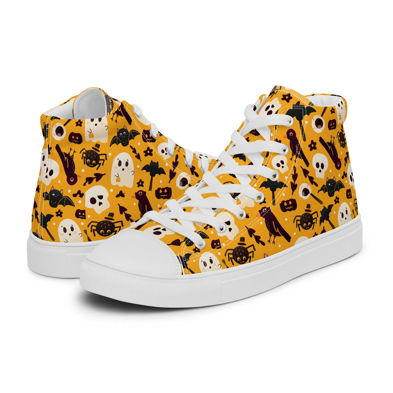 Leopard Print High Top #271 - Canvas High Top Sneakers | HA!LO