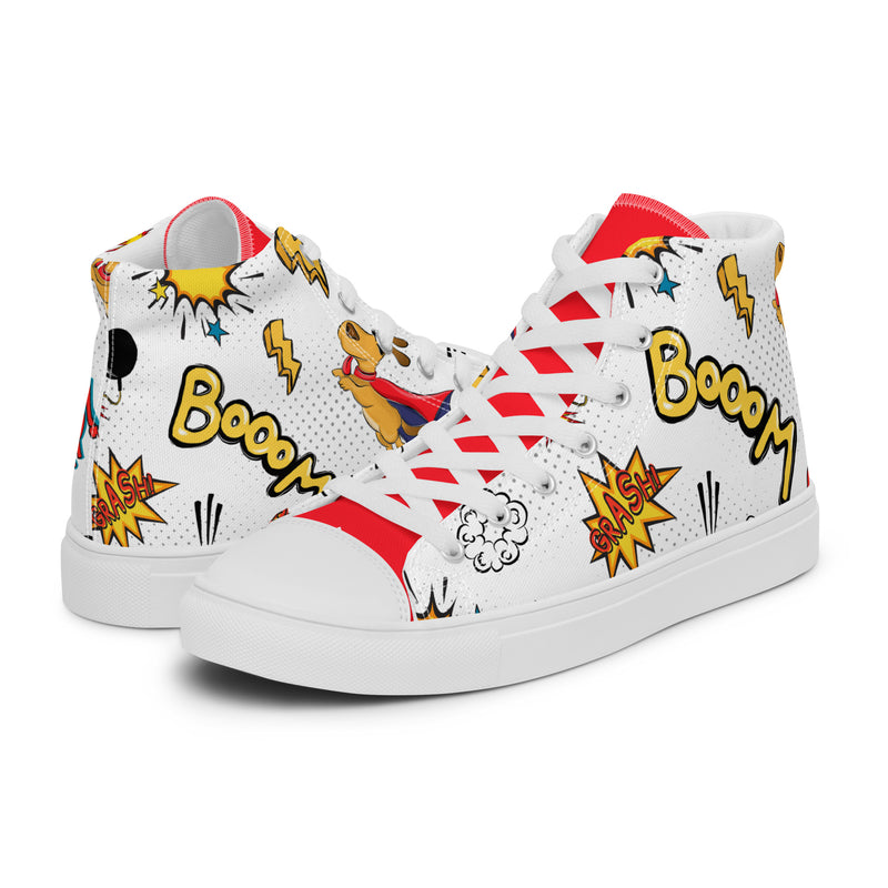 Comic Boom High Top #283 - Canvas High Top Sneakers | HA!LO