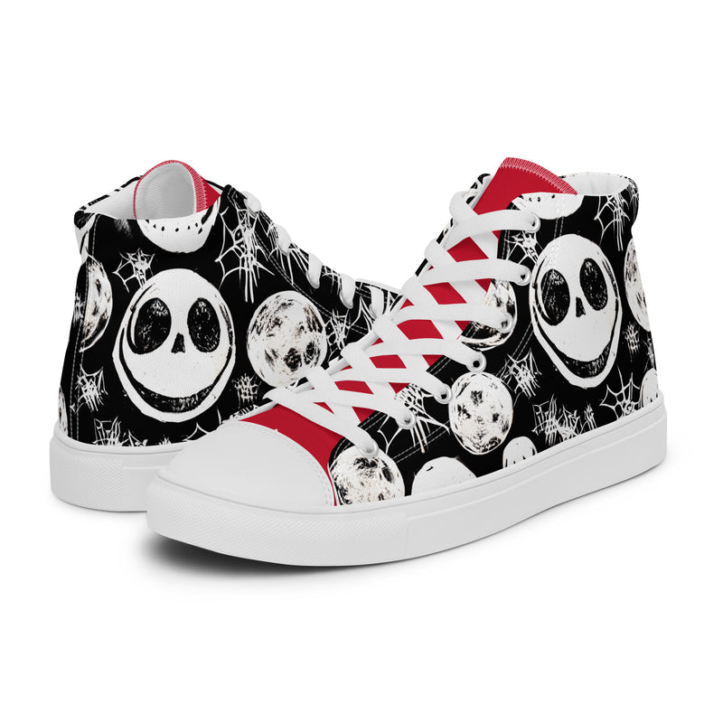 Jack Skellington High Top #325 - Canvas High Top Sneakers | HA!LO