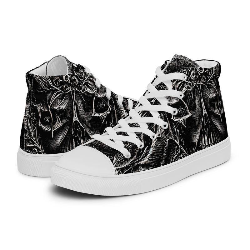Halloween Occult High Top #330 - Canvas High Top Sneakers | HA!LO