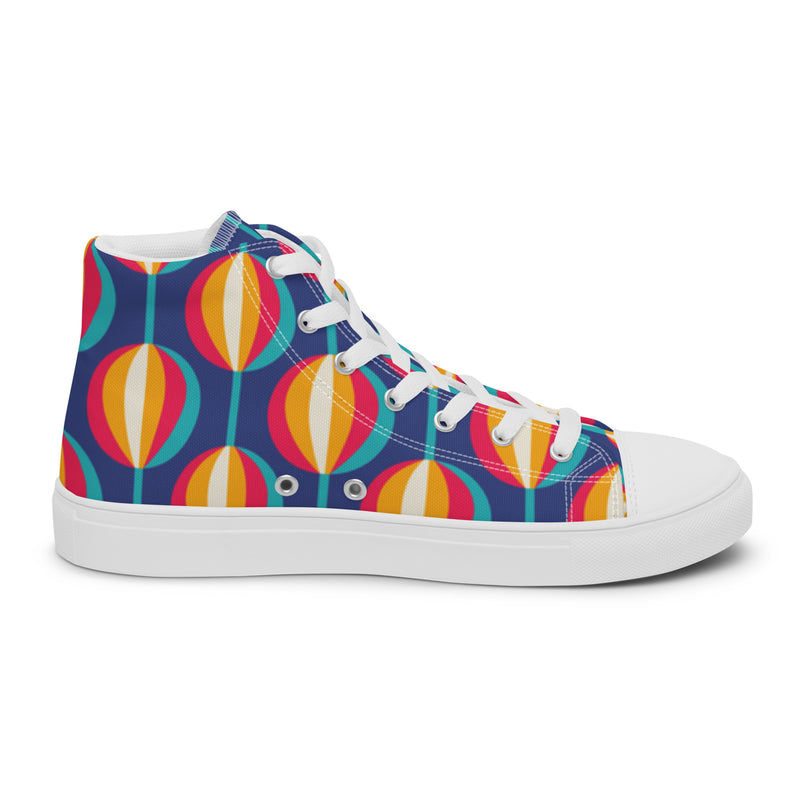 Retro Oval High Top #23 - Sole Detail | HA!LO Canvas Sneakers