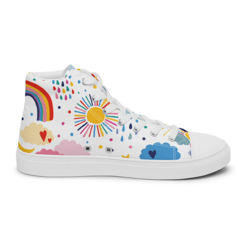 Celestial Mix High Top #34 - Sole Detail | HA!LO Canvas Sneakers