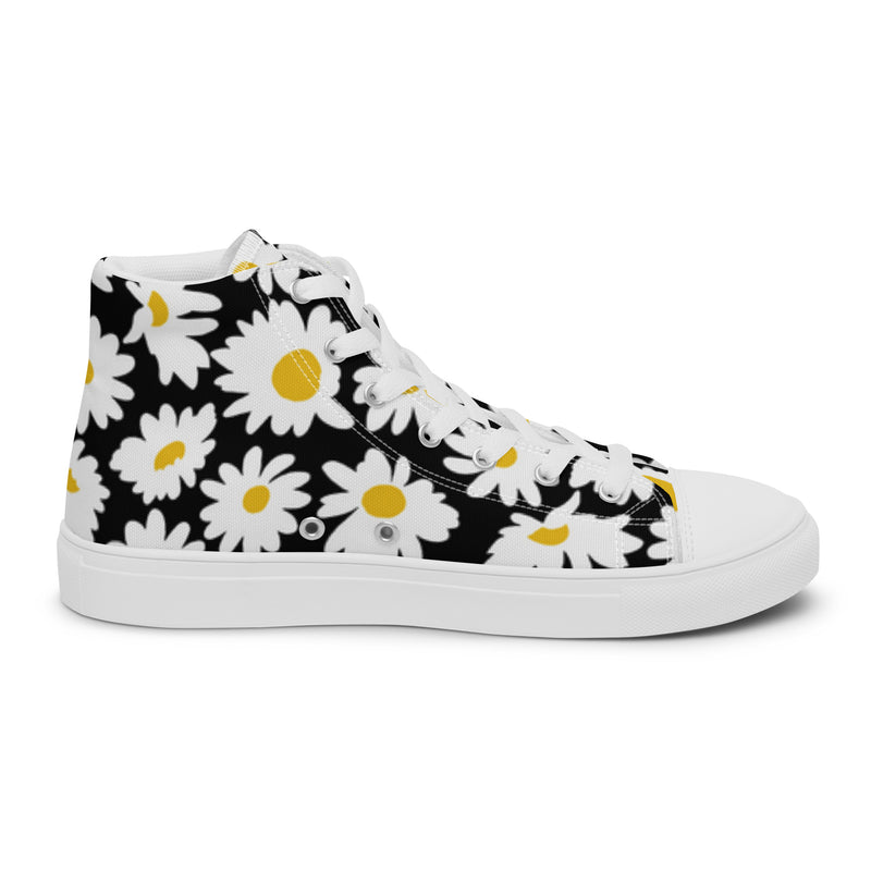 Daisy Noir High Top #36 - Sole Detail | HA!LO Canvas Sneakers