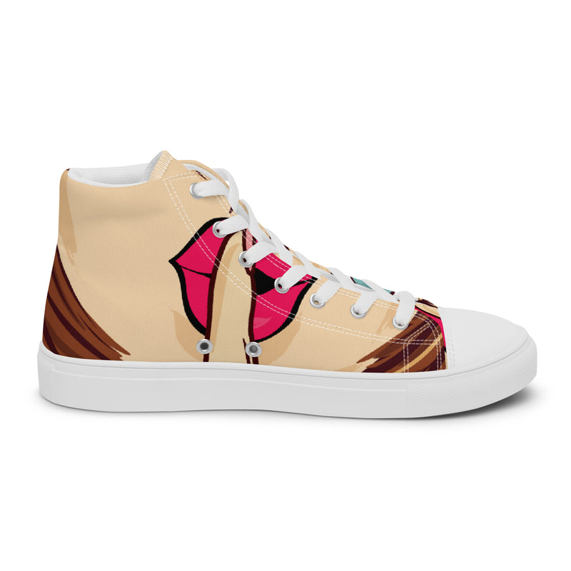 Owl Glasses High Top #46 - Sole Detail | HA!LO Canvas Sneakers