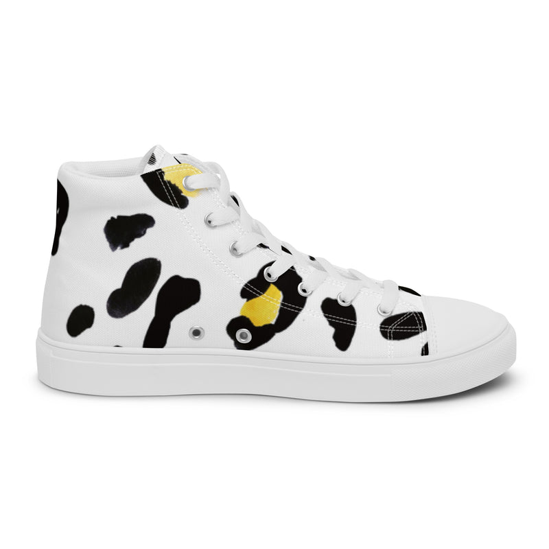 Cow Spot High Top #103 - Sole Detail | HA!LO Canvas Sneakers
