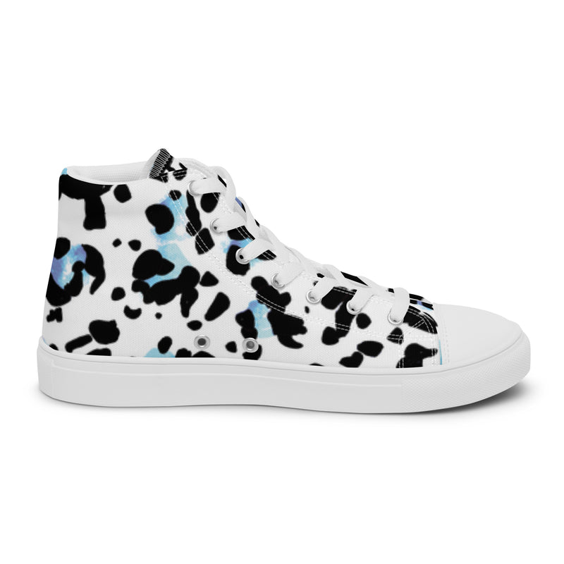 Dalmatian Spot High Top #105 - Sole Detail | HA!LO Canvas Sneakers
