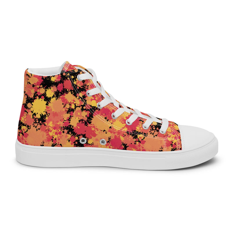 Autumn Leaf High Top #123 - Sole Detail | HA!LO Canvas Sneakers