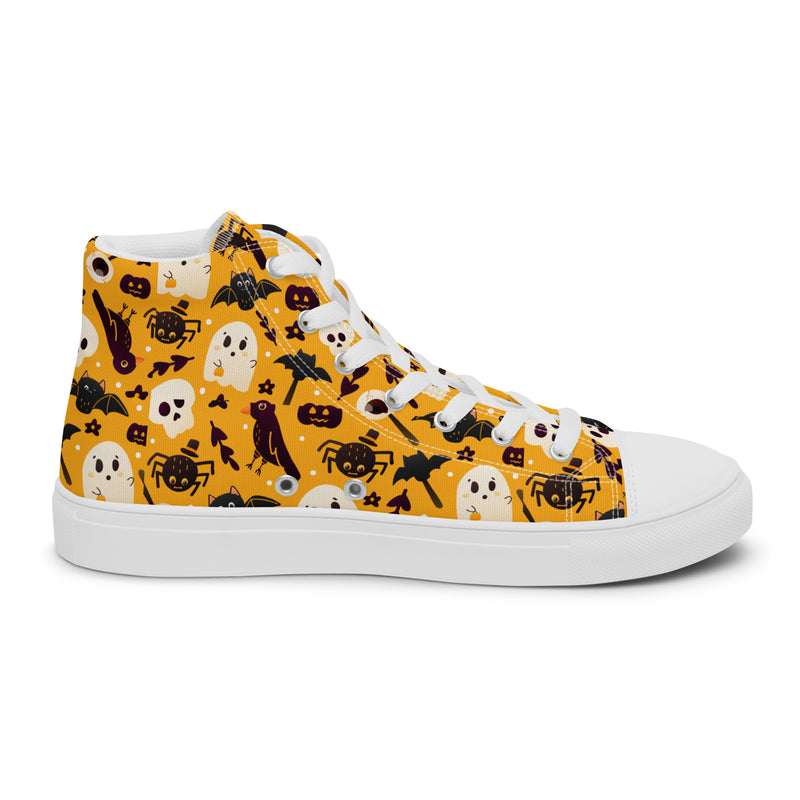Leopard Print High Top #271 - Sole Detail | HA!LO Canvas Sneakers