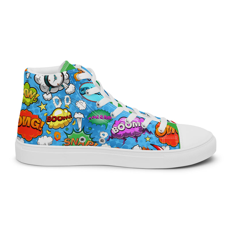 Comic OMG High Top #278 - Sole Detail | HA!LO Canvas Sneakers