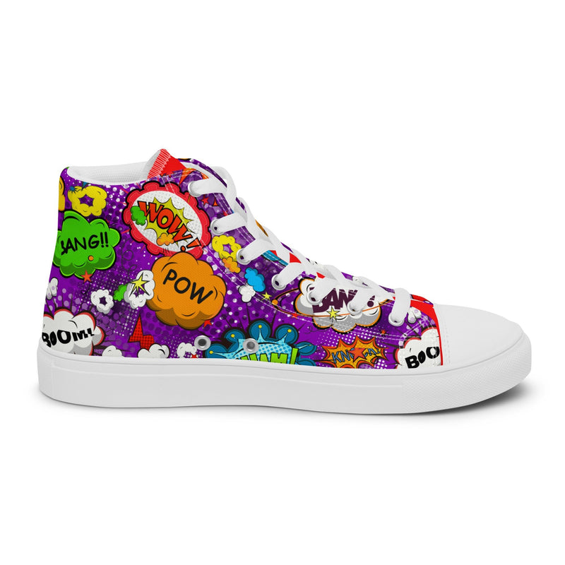 Comic Bang High Top #279 - Sole Detail | HA!LO Canvas Sneakers