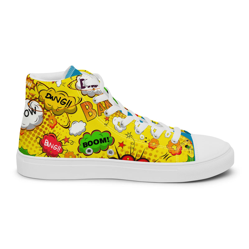 Comic Ouch High Top #281 - Sole Detail | HA!LO Canvas Sneakers
