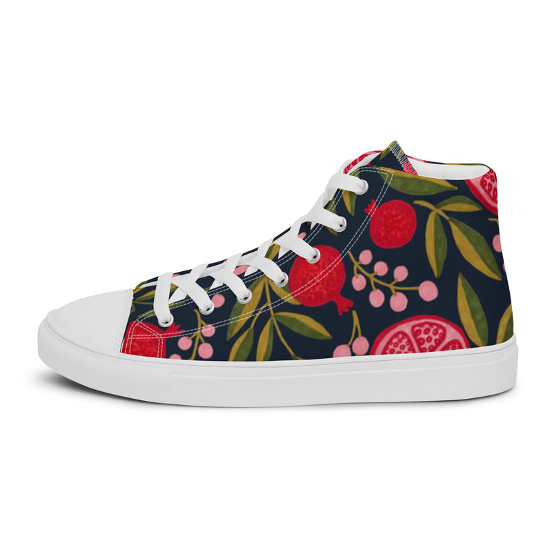 Rose Garden High Top #4 - Sole Detail | HA!LO Canvas Sneakers