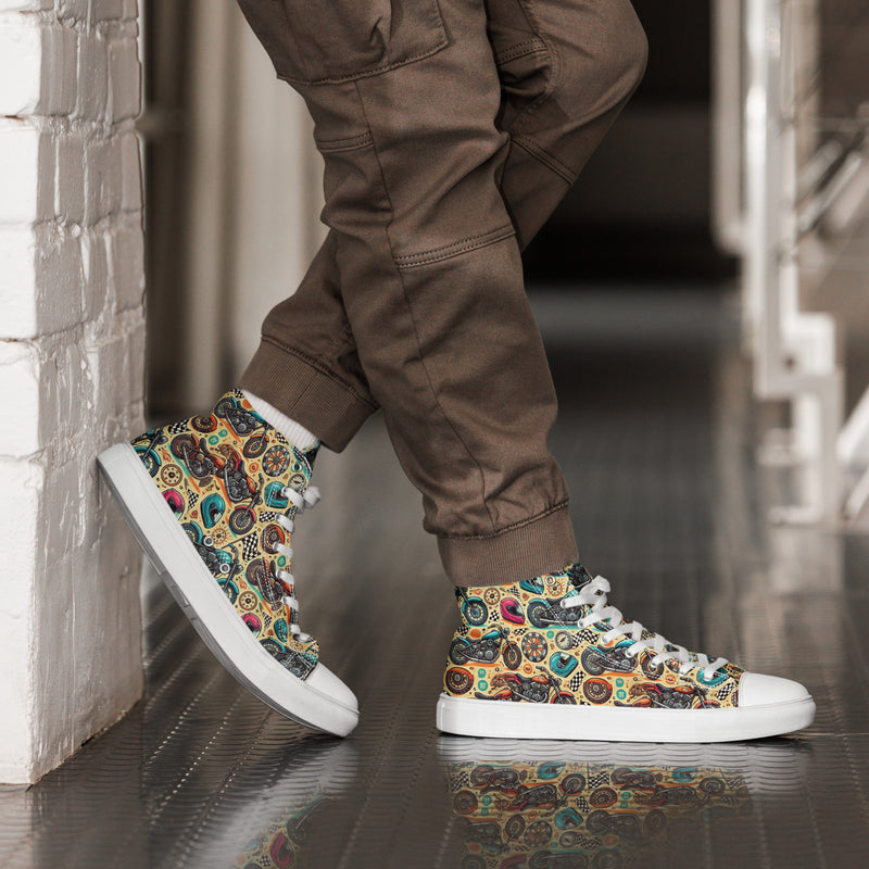 High Top Sneakers Ig Exclusive High Top #1 - Opposite Side | HA!LO Canvas Sneakers
