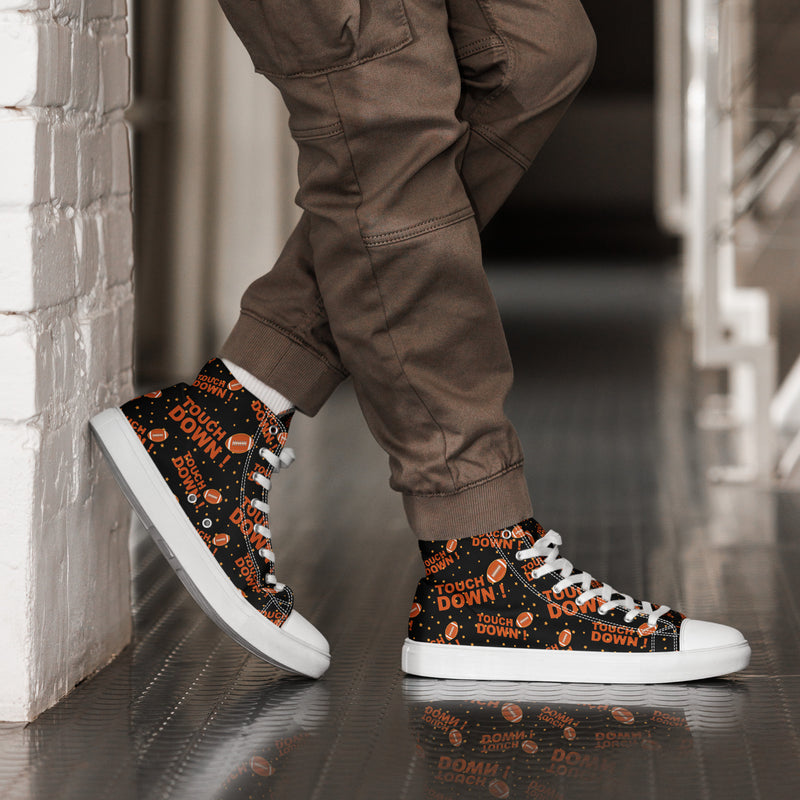 Touchdown High Top #216 - Opposite Side | HA!LO Canvas Sneakers