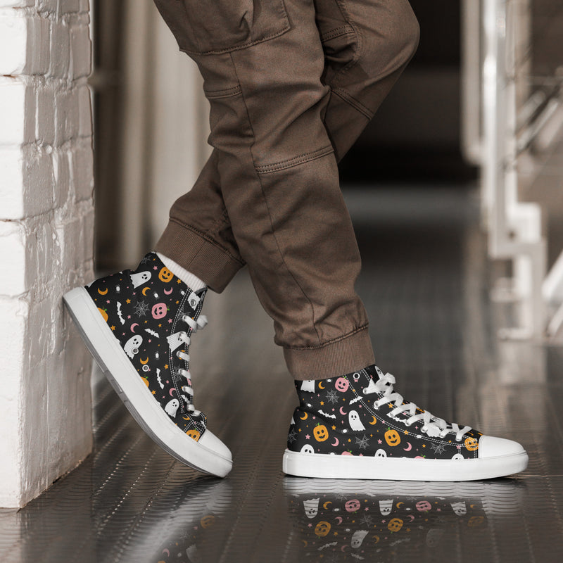 Halloween Night High Top #260 - Opposite Side | HA!LO Canvas Sneakers