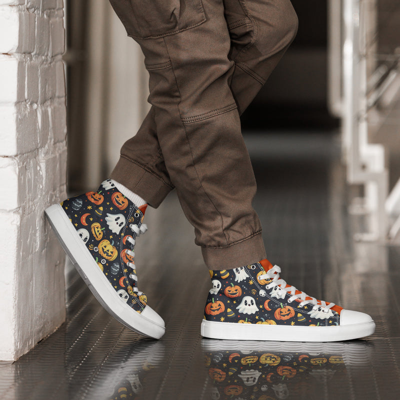 Halloween Dark High Top #264 - Opposite Side | HA!LO Canvas Sneakers