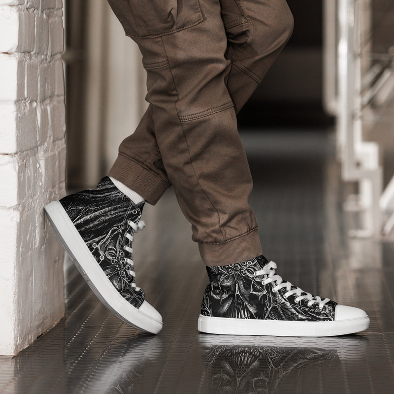 Halloween Occult High Top #330 - Opposite Side | HA!LO Canvas Sneakers
