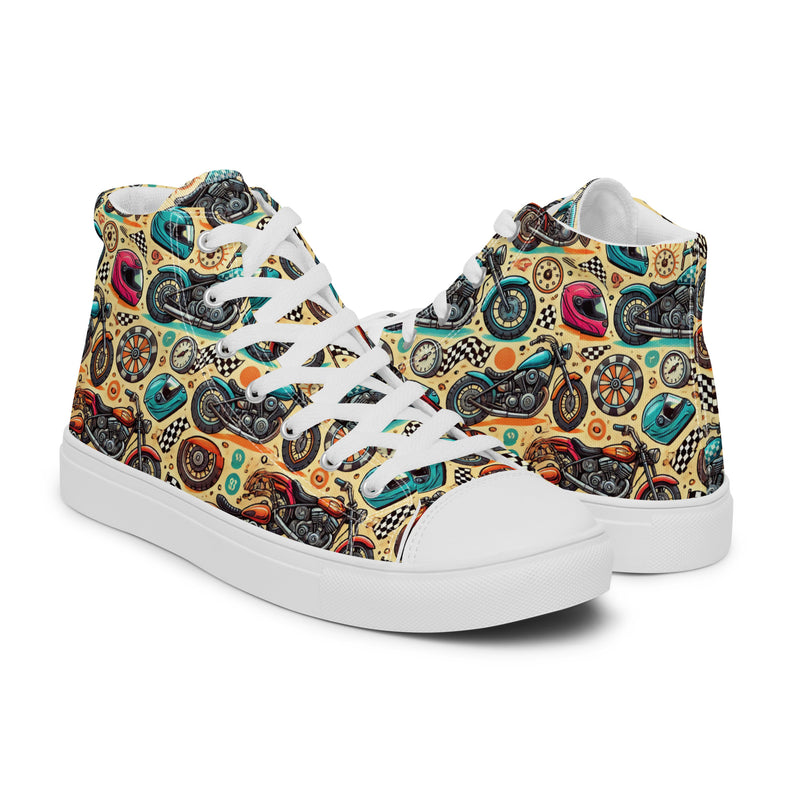 High Top Sneakers Ig Exclusive High Top #1 - Top Down View | HA!LO Canvas Sneakers