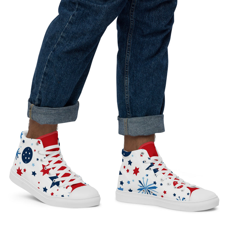Star Heart High Top #353 - Opposite Side | HA!LO Canvas Sneakers