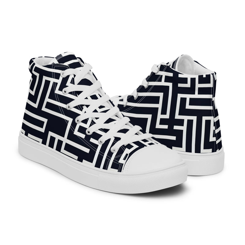 HA!LO Maze Runner #358 — Men’s Canvas High Top