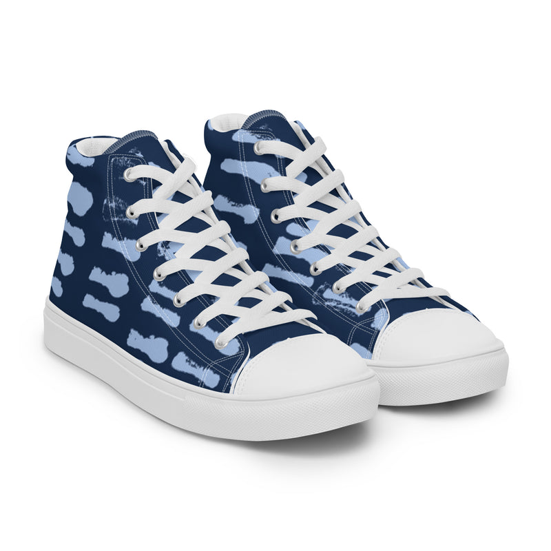 Cloud Nine High Top #107 - Front View | HA!LO Canvas Sneakers